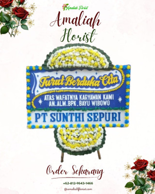 Papan Bunga Duka di Kosiwo
