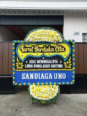 Papan Bunga Duka di Kosiwo